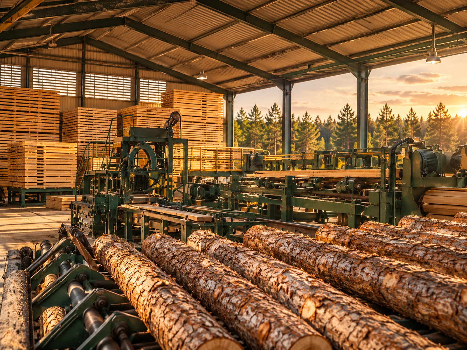 Planta procesadora de madera Inversiones STD Supply — Pino Caribe