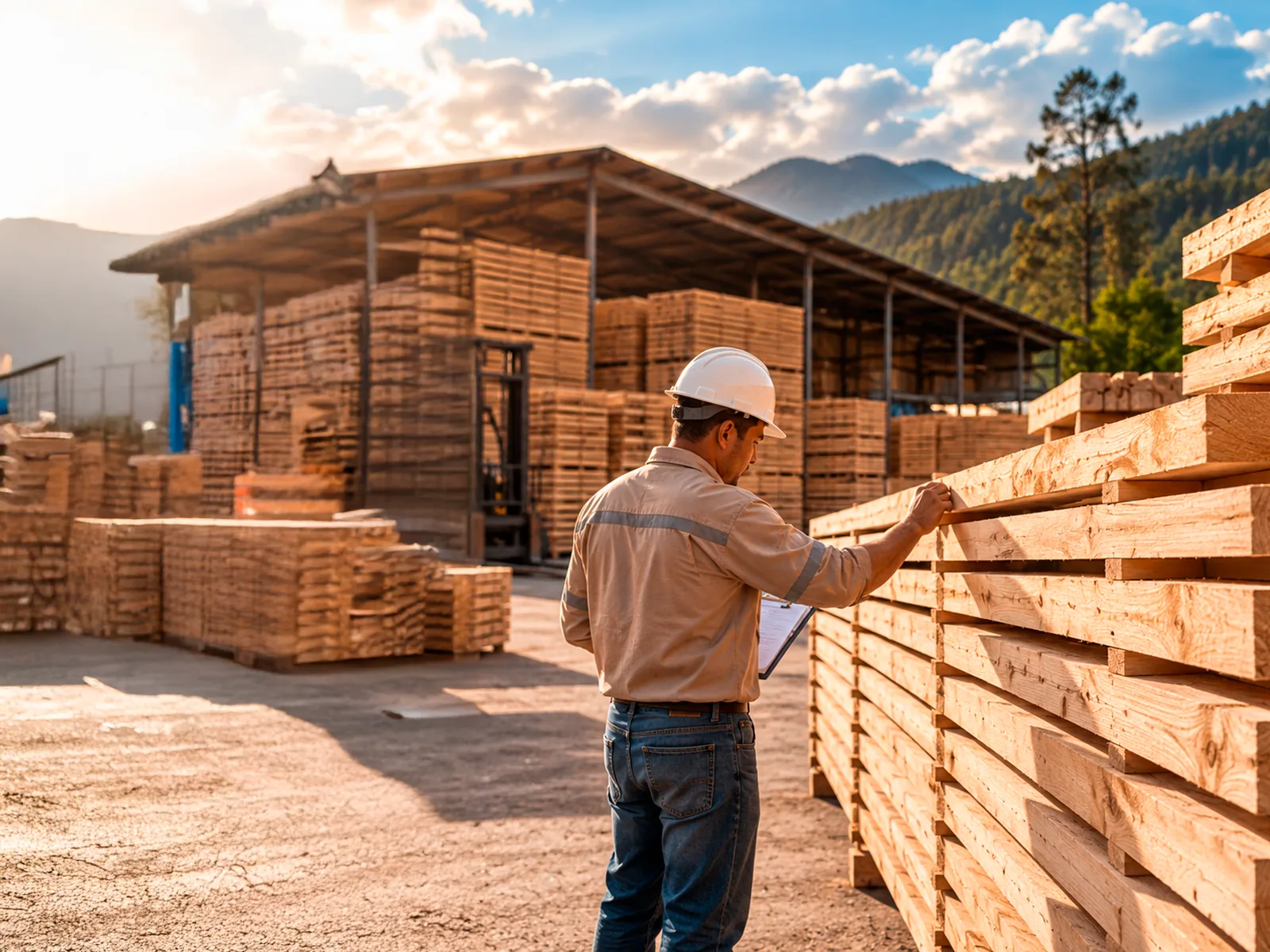 Madera aserrada de Pino Caribe